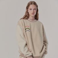 Brian Berry Arc Fleece Block Tee_Ivory L