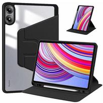 Case for Redmi Pad Pro 12.1 Inch 2024 PU Foldable Stand  with Pencil Holder Protective Cover Case for Xiaomi Poco Pad 12.1 Redmi Pad Pro 12.1&PU&12.1" juoda