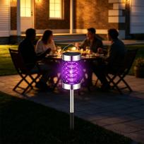 Decorative Solar Mosquito Killer Lamp LED Bug Zapper for Party BBQ and Outdoor Events with IP65 3