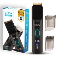 Vega SmartOne S1 Beard Trimmer for Men with AI SmartTrim Technology Titanium Blade, Digital Display, 120 mins Runtime, USB Type C, IPX7 Waterproof