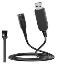 Tobfit 12V Replacement Charger for Braun Shaver, USB Charger Cord for Braun Shaver Series 9 7 6 5 3 1, Razor 3040s 310s 340S 5190cc 5040s 740S 7865