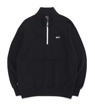Ufc Sports Ufc 3-Stroke Half-Zip Sweatshirt Black U2Swt1319Bk Bk/L