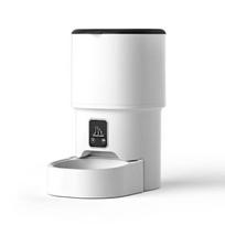 Tuya Smart Automatic Pet Feeder 4L WiFi Food Dispenser for Cat and Dog with App Remote Control Digital Timer Feeder white