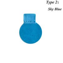 Daugiaspalviai nešiojamojo kompiuterio priedai Lipni rašiklių laikiklis Odinis pieštukas Elastingos kilpos rašiklio segtukai Sky Blue-Type 2