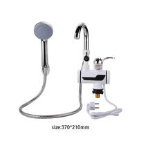 3000W Tankless Water Heater Faucet Shower Instant Electric Tap Heating Hot Water for Kitchen and Bathroom EU