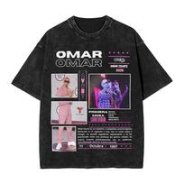 Omar Courtz album Primera Musa Apparel Washed T Shirt for Men Women Streetwear Hip Hop T-Shirts Printed  Tees Tops Short Sleeve S įvairiaspalvis