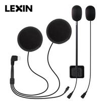 LEXIN LX-B4FM-X intercom headset&clip set for full/half helmet with High quality and Loud Sound Bluetooth Headphone Jack Plug Headphone(no clip)