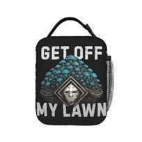 Expedition 33  Clair Obscur Francois Lawn Lunch Bag Portable Zipper Lunch Box Women Travel Cooler Bag Kawaii Thermal Lunch Bags One Size