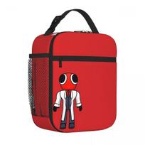 Bestselling Red Scientist Rainbow Friend Letter Print Thermal Food Carrier Urban Commute Adult Lunch Bag One Size