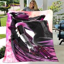 Bayonetta Sexy Game Gamer Cartoon Soft Plush Blanket,Flannel Blanket Throw Blanket for Living Room Bedroom Bed Sofa Picnic Cover Size: 75*100cm, Weight: 230 GSM