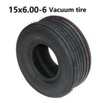 15X6.00-6-inch Vacuum Tire Suitable for Small  Four-wheel Beach Motorcycle Modification Car Lawn Mower Go Kart 15X6.00-6