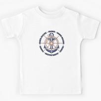 Sainte-Maxime France Nautical Summer Anchor Design Kids T-Shirt 110