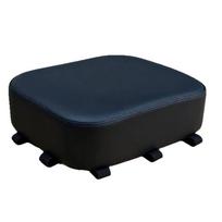 New Thickened Electric Vehicle Seat Universal Booster Pad Back Seat Cushion Seat Belt PU Material Child Car Seat for Children Flat Black