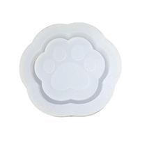 Creative Silicone Cats Paws Keychain Mold Sturdy Silicone Keychain Adornment Mold for Individualized Pet Accessories