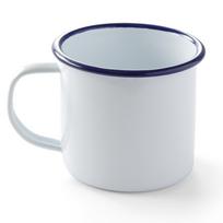 Kubek emaliowany z uchwytem biały 520 ml hendi 621301