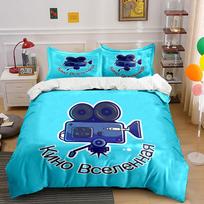 Retro film camera graphic. Bedding sets Duvet cover sets Duvet covers Pillowcases(1*Duvet Cover 2*Pillowcases without duvet insert) 135x200cm