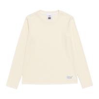 National Geographic N261Wts100 Women'S Ribbed Slim Fit Long Sleeve T-Shirt Ivory Ivory/090