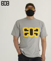 303 Peoples Sts22008 Big Logo Cutout T-Shirt Gray L