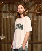 Cargo Bros Basic Logo Oversized Short Sleeve T-Shirt (Light Gray) 3Xl
