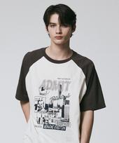 Bunker Buster Raglan Admit Short Sleeve Tee Brown (Mp2Tu257-017) Brown/105