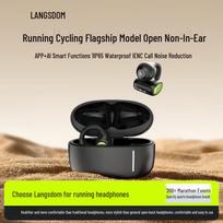 Lanston AirSoulMix Open-Ear Clip-On Wireless Bluetooth Headphones