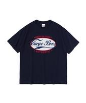 Cargo Bros For Woman American Classic Oval Logo Short Sleeve T-Shirt (Navy) S