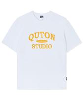 Kuton Classic Studio Yellow Oversized Heavy Short Sleeve T-Shirt_White White/1