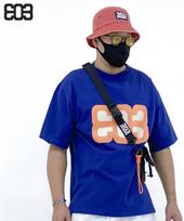 303 Peoples Sts22008 Big Logo Cutout T-Shirt Navy L