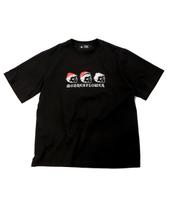 Monkey Flower Unisex Hip Hop Guardian Drawing Short Sleeve T-Shirt / Ms2Wts25U Black L