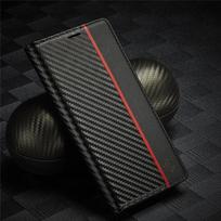 Leather Case for Samsung Galaxy S26 S25 S24 S23 S22 S21 S20 Ultra FE Plus Flip Cover A17 A16 A56 A55 A54 A36 A35 Carbon Pattern For S25 juoda