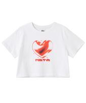 Nasttingijeubeleoldaenmi Matal Luv Tee_White [Crop] F
