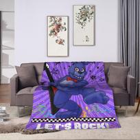 FNAF At Freddys Blanket Coral Fleece Plush All Season Multi-function Super Soft Throw Blankets for Home Outdoor Bedspreads Size: 75*100cm, Weight: 230 GSM