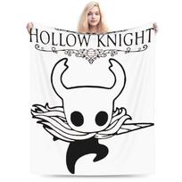Cozy Hollow Knight Funny Games Blanket Merch Sofa Decorative Blanket Throw Super Soft Fleece for Car Size: 75*100cm, Weight: 230 GSM