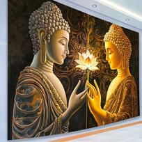 Buddha Lotus Wall Tapestry Spiritual Art Decor Zen Meditation Theme Home Interior Design Peaceful Living Room Style 100X70CM