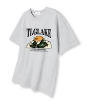 Tee Glake Growing Oversized Short Sleeve T-Shirt Light Grey Xl