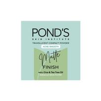 POND's Translucent Compact Powder Acne Smooth Matte Finish For All Skins, 9 Gm, Green