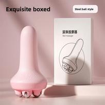 Versatile Body Massage Roller – Ergonomic Deep Tissue Tool for Muscle Recovery & Relaxation rožinė