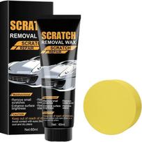 2026 Upgrade Scratch Repair Paste Wax Car Scratch Remover Kit  for Vehicles with Sponge Applicator Clear Coat & Paint Auto Paint Repair Polishing Wax 120ml