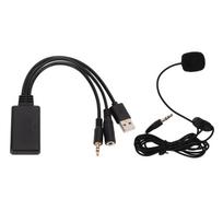 Car Bluetooth Aux Cable Microphone Handsfree Adapter Replacement for Cooper Z4 E60 E63 E64 E66 E81 E90