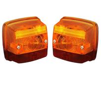 Rear Combination Tractor Tail Light Assembly with Indicator, Brake & Stop Functions 12V (LH + RH)  Massey Ferguson, John Deere, Case IH gintaras/raudona