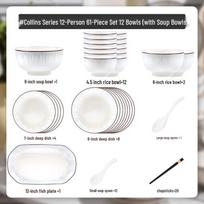 Maud Lanka Collins Nordic Ceramic Dinnerware Set