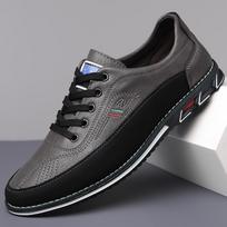 Men's Shoes Plus Size 52 2026 Summer Light Thin Lace Up Durable Pu Leather Shoes Breathable Casual Shoes Outdoor Sports Sneakers 38