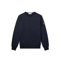 STONE ISLAND Pagrindinis logotipas apvaliu kaklu vyriškas džemperis Tamsiai mėlynas 7115-62720-V0020 S