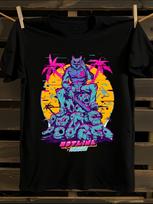 Hotline Miami 2022 Graphic T-Shirt Mens Tshirt Womens Tshirts with Letters Print Short Sleeves T-Shirt Casual Street Tee Shirt Top XL