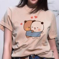 Bubu And Dudu tshirt Women designer top feUnisex streetwear clothing S
