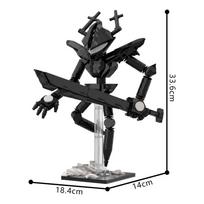 Gobricks MOC Deltarune MOC-231847 Rėkiantis Riteris (Deltarune) Plytos