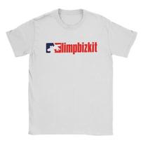 Nuostabūs Limp Bizkit marškinėliai Laisvalaikio Vintažiniai Gatvės stiliaus Medvilniniai Trumparankoviai Laisvalaikio Vyrams Moterims Linksmi Harajuku Unisex Viršutiniai drabužiai S juoda