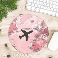 Airplane Map 1pc Mouse Pad Desk accessories office Pad Game Console Pad Keyboard Mouse Pad Computer Laptop Pad overlock 200x200x2mm