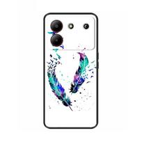 Cover For ZTE Blade A54 4G Case Silicone Painted Soft Protective Black Coque For ZTE Blade A34 BladeA54 Cartoon TPU BladeA34 Bag ZTE Blade A54 4G