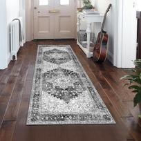 Senovinio žalsvo medaliono takelis Kilimas Koridoriaus Kilimas Neslystantis Plaunamas Grindų Kilimėlis Virtuvės Kilimėlis su Sendintu Persišku Dizainu 40X120CM